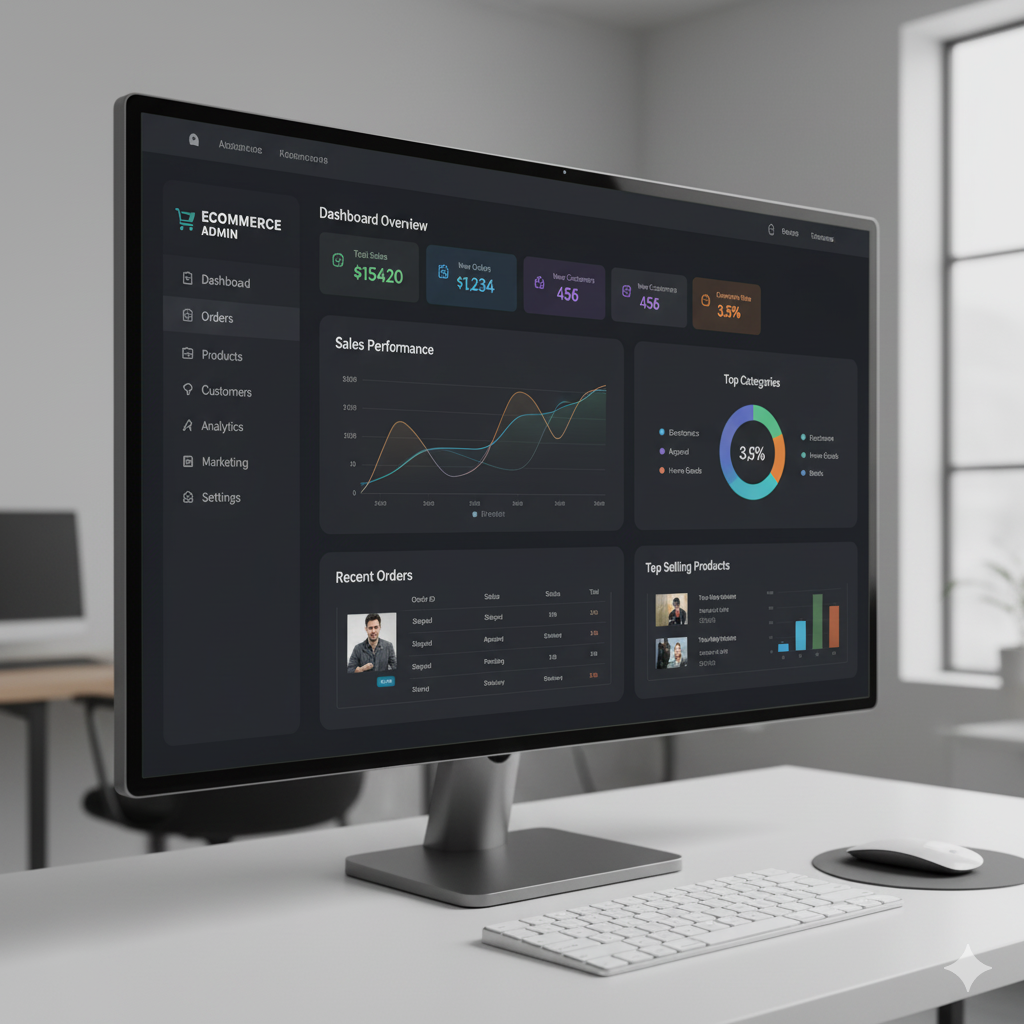 E-commerce Admin Dashboard