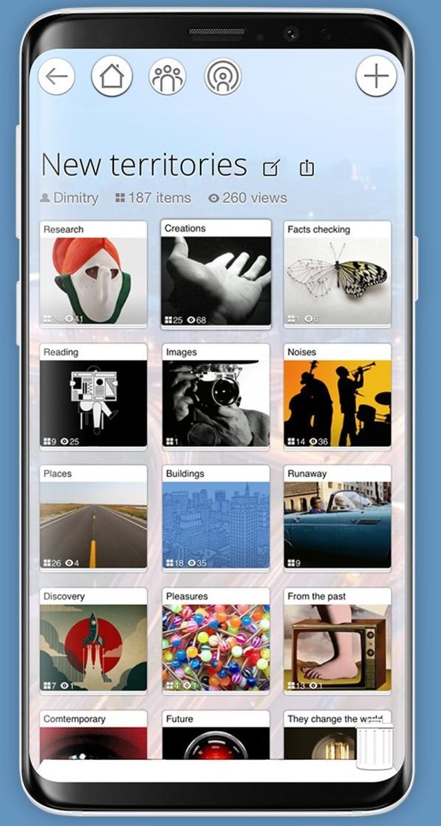 Pinterest-like Web App